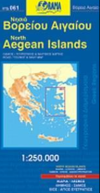 ΟΔΙΚΟΣ ΤΟΥΡΙΣΤΙΚΟΣ ΧΑΡΤΗΣ NORTH AEGEAN ISLANDS/ΝΗΣΙΑ ΒΟΡΕΙΟΥ ΑΙΓΑΙΟΥ RAMA EDITION